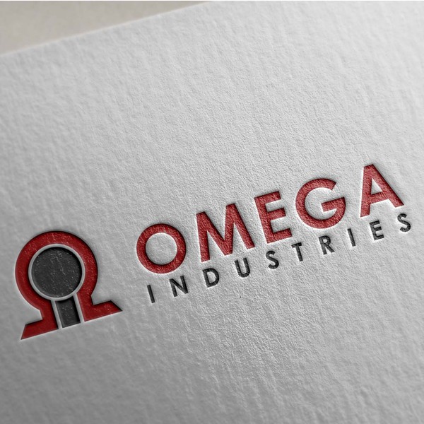 Create a powerful sophisticated logo for omega industries paint