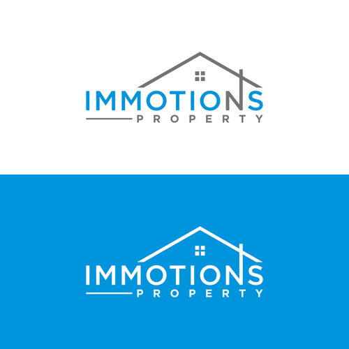 Logo IMMOTIONS PROPERTY Design by SemangArt.beud