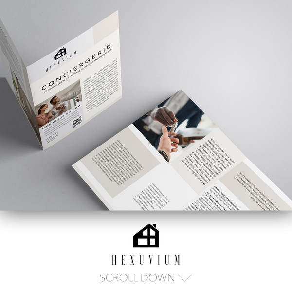 Design by Rawmin titled "Hexuvium brochure"