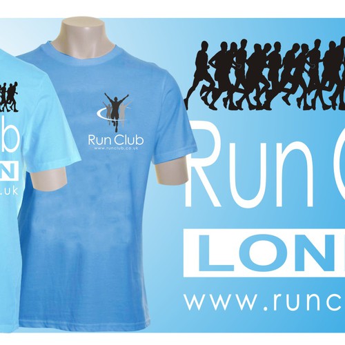 t-shirt design for Run Club London Design von Adithz