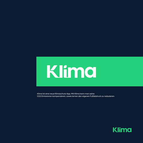 Neues Logo gesucht für die Klimaschutz App: Klima Design by restuart™