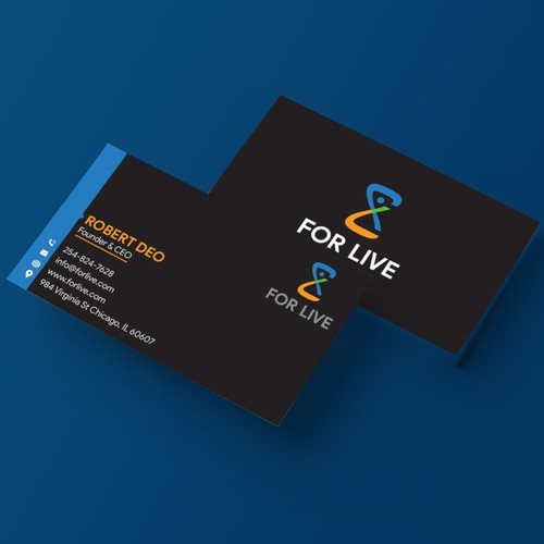 Design a suitable business card for 'For Life' Design by Muzahid4all