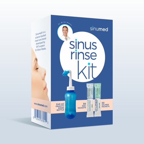 Designs | Redesign Flagship Packaging for Sinumed® Sinus Care System ...