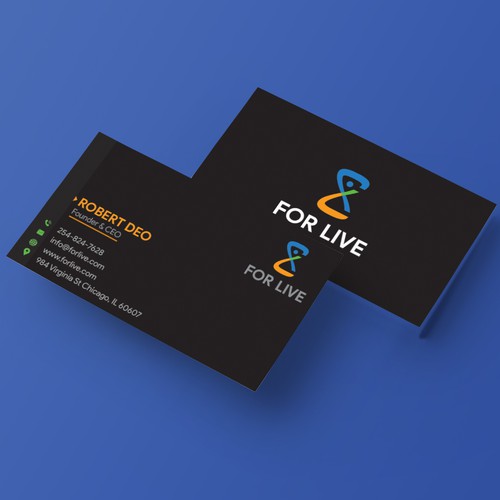 Design a suitable business card for 'For Life' Design by Muzahid4all