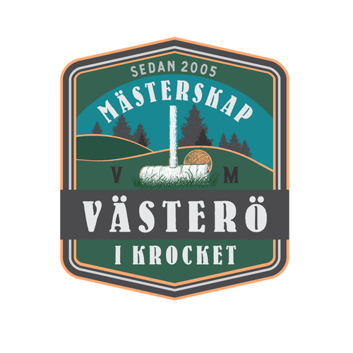 Legendary croquet tournament in Sweden. First logo ever. Looking for unique croquet vibe, creativity, and retro look! Design by DIMITAR LIASOVSKI