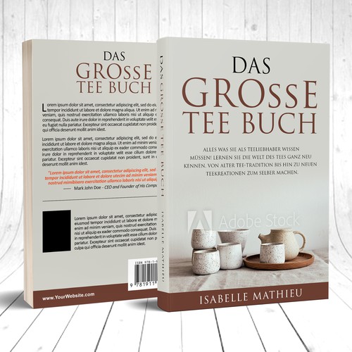Tea Book Cover Design by ryanurz