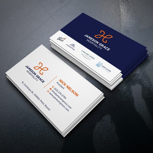 Create a modern and clean business card for a parent company with 4 subsidiaries Design by Birendra Chandra Das