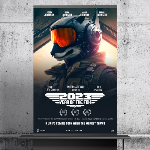 Design di Life360 2023 Year of the Fox Poster di roppix