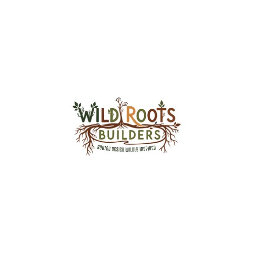 Design di Logo for Wild Roots Builders – Eco-Friendly, Whimsical Outdoor Spaces di JamPasir