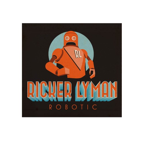 Ricker Lyman Robotic needs a retro Atomic Age logo Design by indra kh