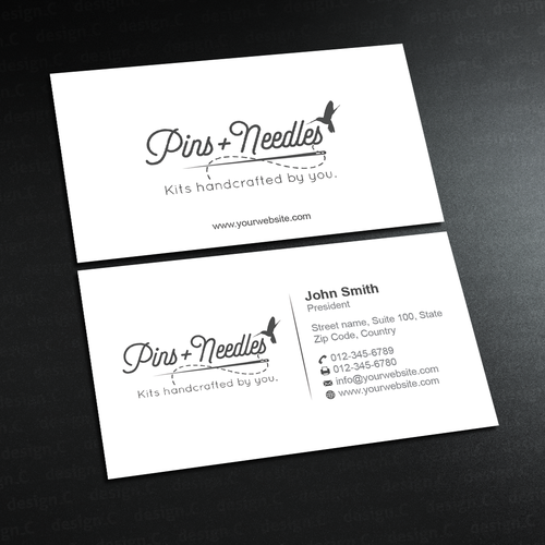 Create A Fresh Contemporary Business Card Design For Pins