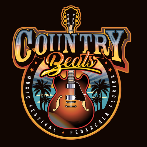 Iconic logo for iconic event for country music festivals in Florida Design by Jacob Gomes