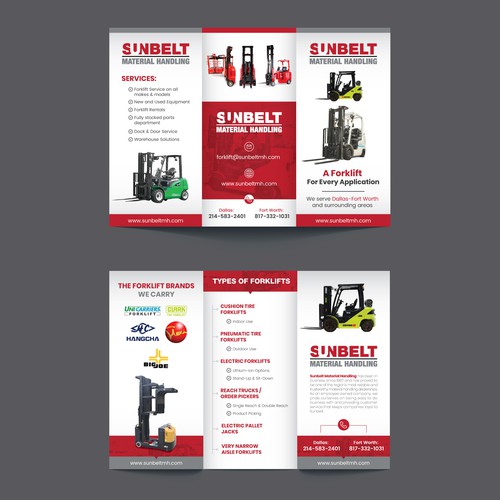 We Need A Powerful Brochure For A Forklift Dealership Design by HF Tushar