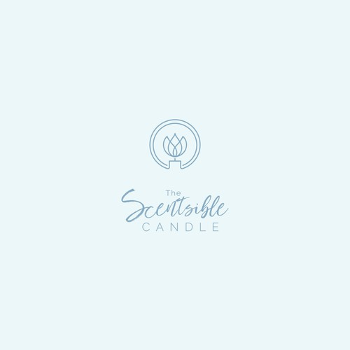 Design a beautiful logo for The Scentsible Candle (Guaranteed Winner) Design by Mari S.