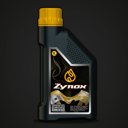 auto lubricant label design | strong , modern and powerful Design by IgnacioIdeas