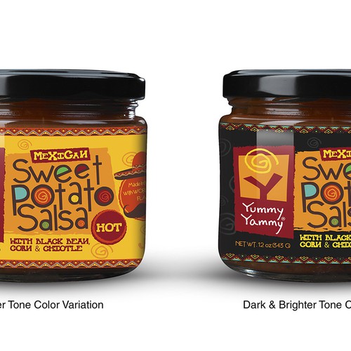 Help Me Introduce World-Class Sweet Potato Salsas to the Nation Design by Designbe