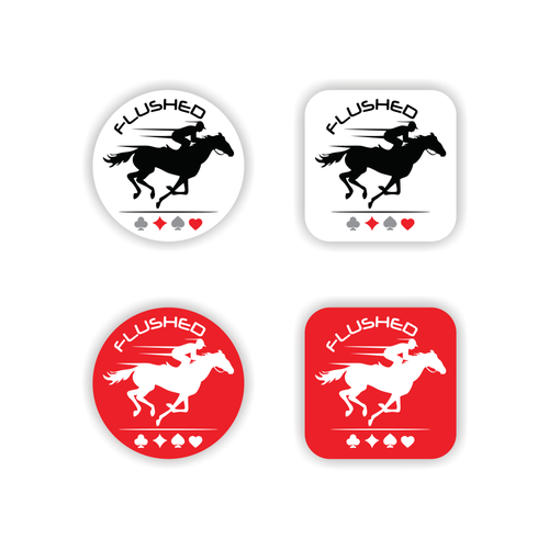 Flushed Icon Logo Design by kms*desen