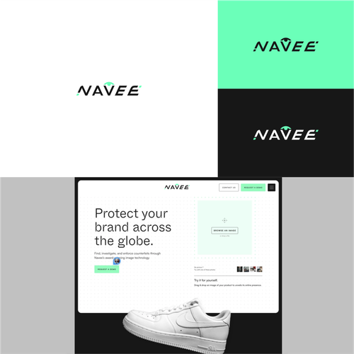 Powerful anti-counterfeiting logo for our startup! Design by 71Z Dezign