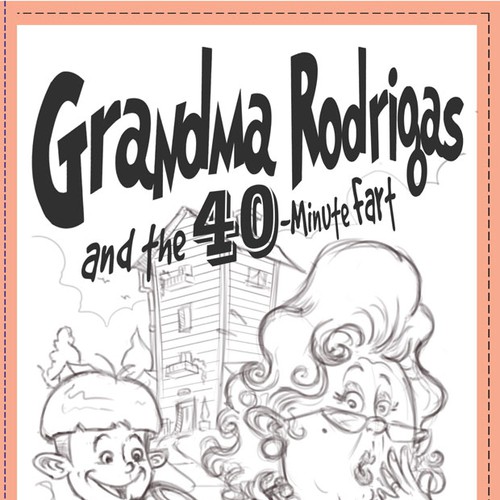 Children's Book Cover: Cartoon Grandma (ages 7-10, series) Design réalisé par Vincenzo Sirianni