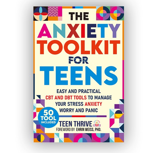 Book cover that POPS and ATTRACTS ATTENTION for TEENS (topic: Anxiety for Teens) Design by ^andanGSuhana^