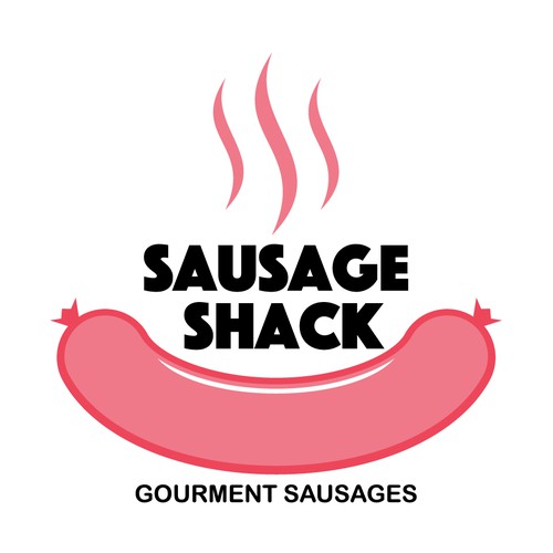 Sausage Shack, gourmet Sausage food venue. Fun | Logo design contest