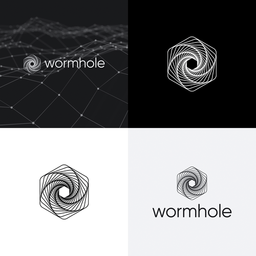 Wormhole Protocol Logo Design Design by artigmatism