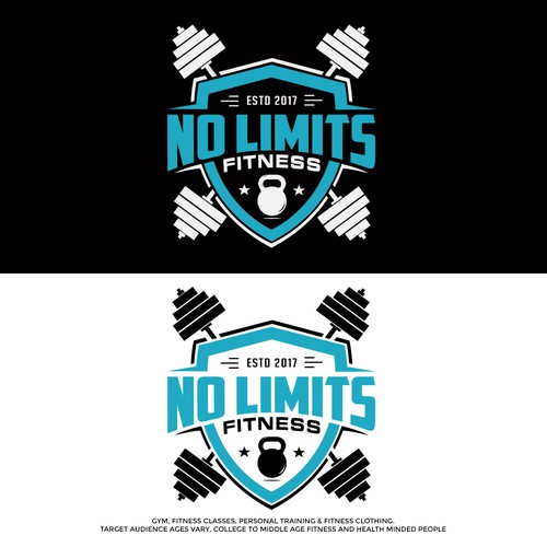 No Limits Fitness needs a fun strong logo for new fitness facility ...