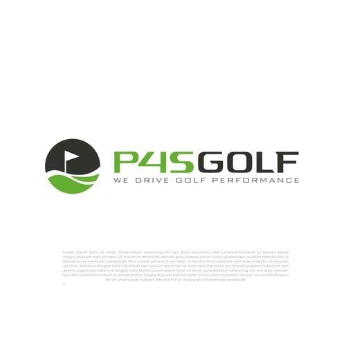 Logo for elite golf performance training based on data and science Diseño de SEshad