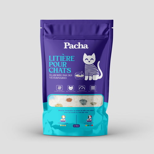 Cat Litter startup Minimalistic packaging - Contest Design by SONUPARMAR