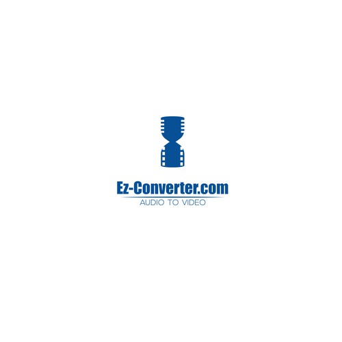 ez-converter logo: audio to video Design by Alam_H