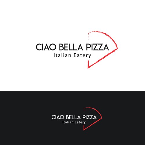 Ciao Bella Pizza Logo Design by desi9nart