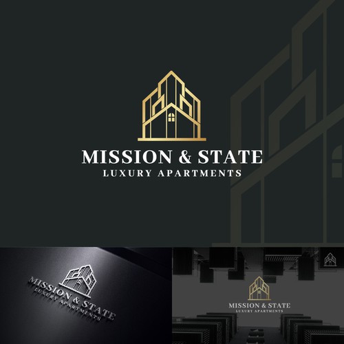 Luxury Apartment Wordmark Logo Design by Astart