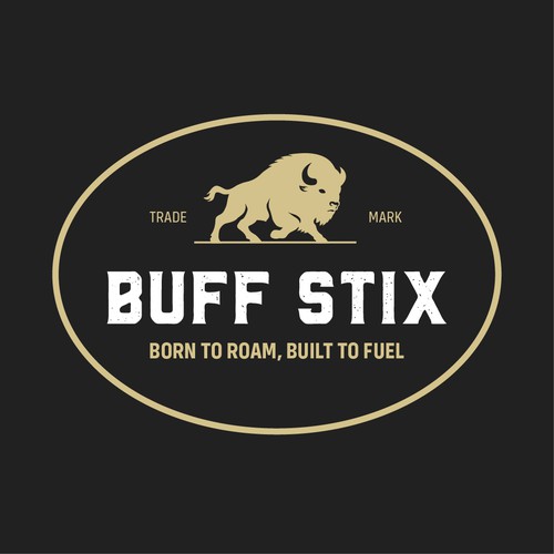 Buff Stix...Lean, Delicious, Buffalo Strong. Design by Studio 135+