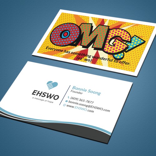 A Cool, Fun Business Card That's Not Really A Business Card - Have fun with this!!!  EHSWO.com Design by Roni_