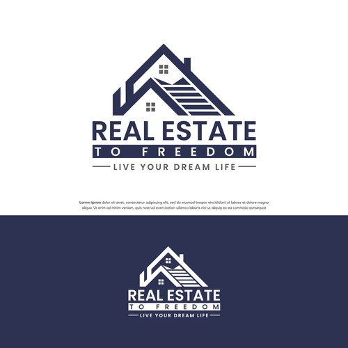 Real Estate to Freedom Design by Vscoanzo