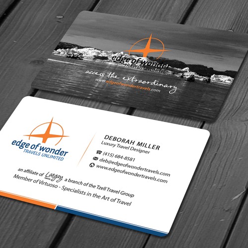 Create a card that exudes the awesomeness of luxury adventure travel Design by deviserpark