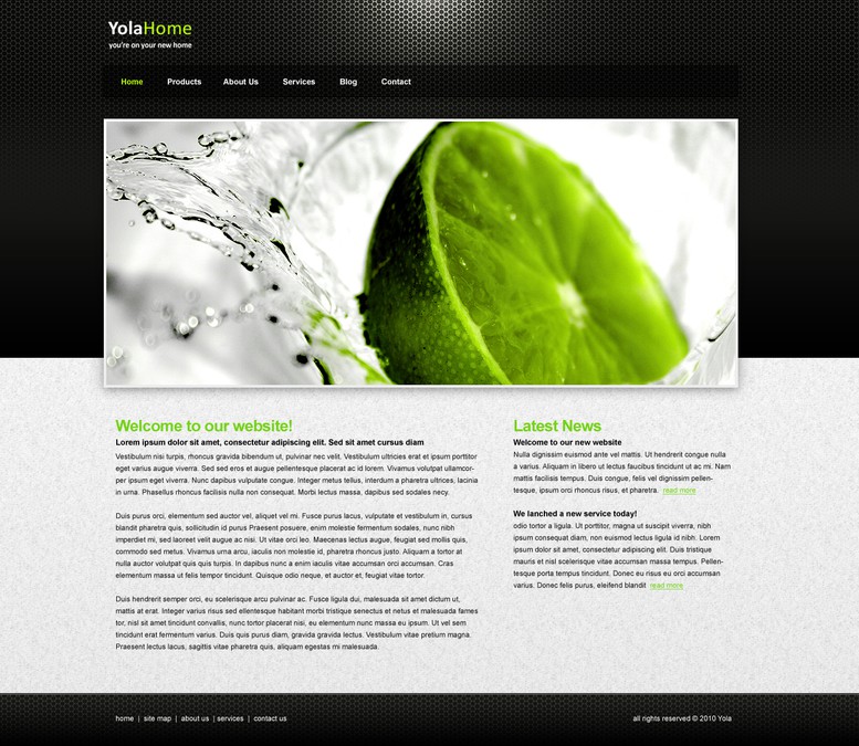 1 3 Page Website Template Web Page Design Contest