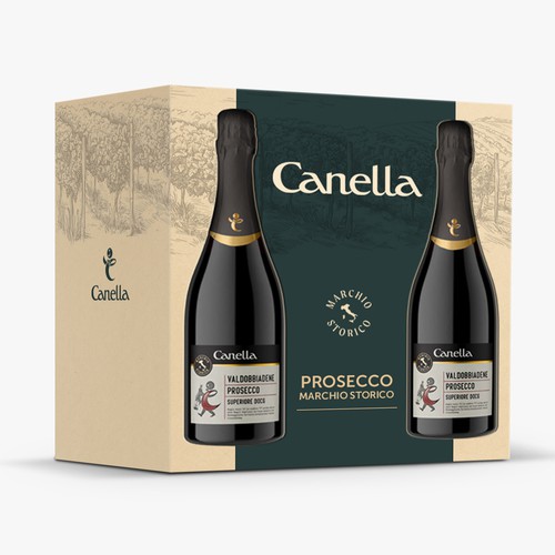 NEW CASE for Prosecco DOCG "MARCHIO STORICO" Design by Rajith Shantha