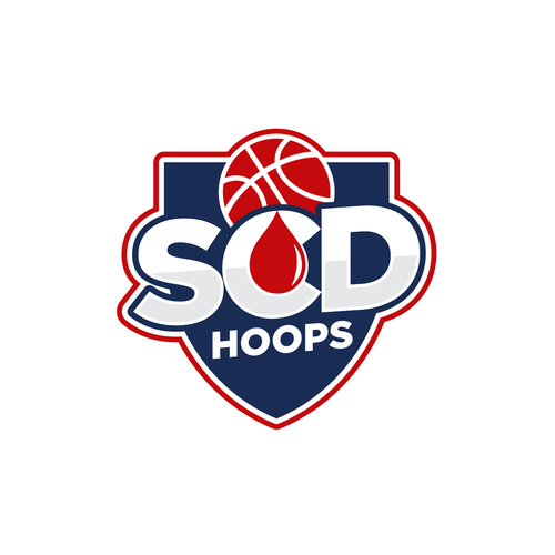 Basketball Logo for Team 'SCD Hoops' - Your Winning Logo Featured on Major Sports Network Design by ammarsgd