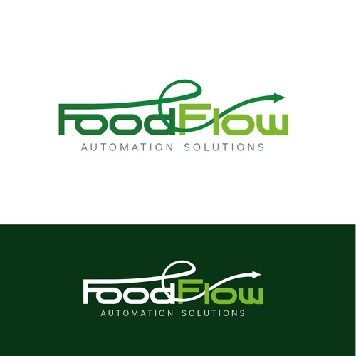 FoodFlow Automation Logo Design by SRGrafica