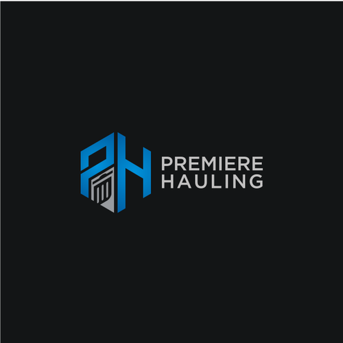 Premiere Hauling Logo Design Diseño de H★KIMI™