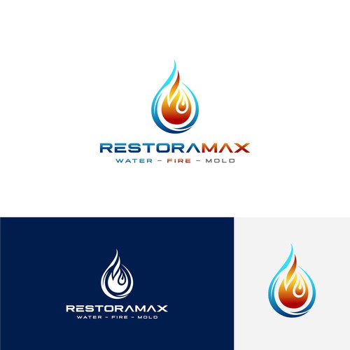 Restoration Company Branding. Design by The Last Hero™