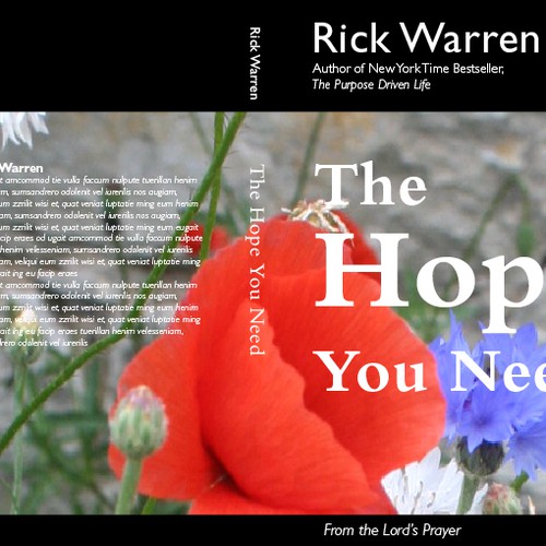 Design Rick Warren's New Book Cover Diseño de ciebera