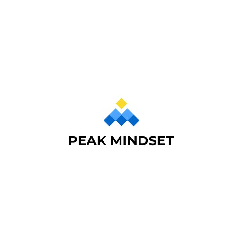 Design an inspiring, eye catching logo for a self-development company "Peak Mindset". Design by @fakfokhufu