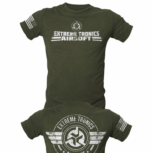 TSHIRT DESIGN FOR EXTREME TRONICS AIRSOFT (AIRSOFT, TACTICAL GEAR