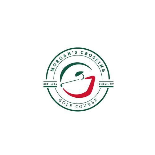 Mot®さんのA Patriotic & Historical Golf Course Logoデザイン