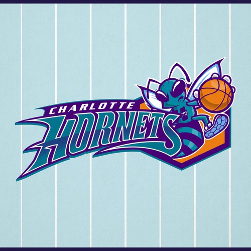Community Contest: Create a logo for the revamped Charlotte Hornets! Design by Trafalgar Law