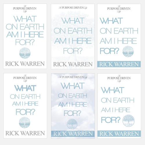 Book cover redesign for "What on Earth Am I Here For? The Purpose Driven Life" by Rick Warren Design by KamNy