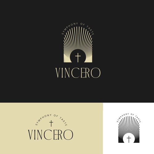 Making a logo in a restaurant (Name is VINCERO) Design réalisé par BeGood Studio