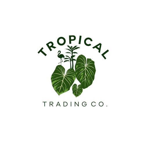 Diseño de a tropical plant company- design a modern/elegant and new age logo with an Antique touch for de nindadian